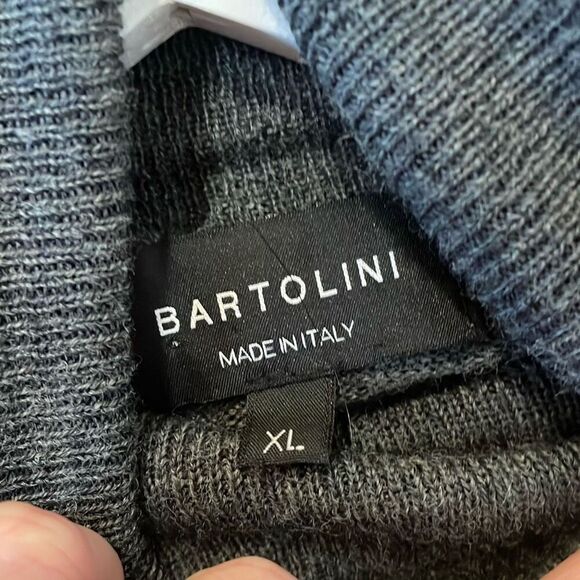Bartolini made in Italy Merino Wool blend turtleneck sweater XL - Picture 3 of 9
